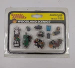 Woodland Scenics A1852 Ho Accents Assorted Junk (set Of 10). Fixed Price $20.99.