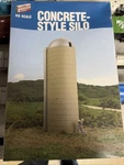 Ho Scale, Walthers Cornerstone 933-3332 Concrete-style Silo Kit Nib. Fixed Price $15.99.