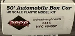 Proto 2000 Ho Kit #8416 50 Automobile Box Car Nyc Nib. Fixed Price $16.91.