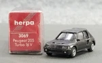 Herpa Ho 1:87 Peugeot 205 Turbo 16V Made In Germany W/box Grey. Fixed Price $6.95.