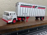 Cf Freight - Ford Semi Tractor /28FT Consolidated Wedge Trailer Ho Scale New. Fixed Price $54.95.