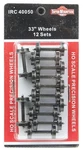Intermountain Ho All Brass Insulated Wheel Sets PKG(12) 33IN 40050. Fixed Price $19.98.