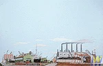 Walthers 949-713 Instant Horizons "the Docks" Background Scene. Fixed Price $9.99.