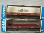 Marklin #4475 Db Freight Car With Canvas Tarp & Open Gondola 4473. Fixed Price $54.78.