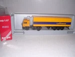 Herpa #859055 Man F90 Cab W/40' "lufthansa" Container Trailor "yellow" H.o. 1/87. Fixed Price $24.99.