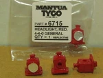 Mantua And Tyco # 6715 Red Headlightw/reflective Front Factory Original Part. Fixed Price $9.99.