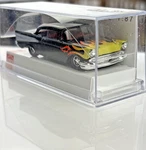 Busch 45010 Chevrolet Bel Air Crazy Cars Black W/ Flames Ho 1:87 Scale Nib. Fixed Price $29.95.
