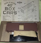 Athearn 40' Box Car 1200 Undecorated Ho Scale - Kit Nib. Fixed Price $10.95.
