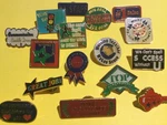 Motivational Pins, Team Building, Employee Recognition- Various Styles. Fixed Price $5.50.