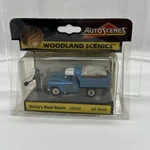Woodland Scenics Auto Scenes AS5550 Rocky's Road Repair Ho Scale Blue Truck Man. Fixed Price $21.99.