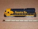 Bachmann Plus Ho Scale Santa Fe 6380 B23-7 Powered Diesel Freight Locomotive. Fixed Price $30.00.