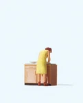 Preiser 28145 Ho Scale Woman Doing Dishes Hand Painted Figure. Fixed Price $9.47.