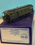 Berlyn Locomotive Works HON3 Scale D&rgw Business Car B-1. Fixed Price $450.00.