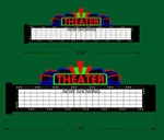 Miller Engineering Or Scale Theater Marquee Large 1181. Fixed Price $38.22.