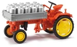 Busch 210005001 Tractor With Trailer Carrying Milk. Fixed Price $73.83.