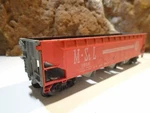 Minneapolis & Louis Diecast 3 Bay Hopper 66541 Missing Couplers 5-156-1-5. Fixed Price $7.99.