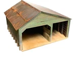 Hudson River Model Company Ho Scale Open Air Sand & Equipment Shed Craftsman Kit. Fixed Price $44.95.