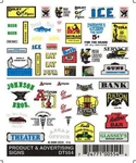 New Woodland Train Decal Sheet Product & Advertising Signs DT554. Fixed Price $12.74.