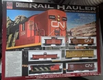 2007 True Line Trains Canadian Rail Hauler Ho Set, RS-18 Locomotive Proto 2000. Fixed Price $578.23.