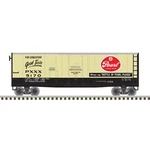 Atlas Trainman 50006498 40' Plug Door Boxcar Pearl Lager #5182. Fixed Price $29.95.