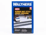 Ho 1/87 Scale Walthers 933-3137 Rubber Mat Style Grade Crossing Kit. Fixed Price $24.95.