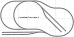 Bachmann E-z Track Train Layout #003 Set Ho Scale 4' X 8' Wire Switches. Fixed Price $484.95.
