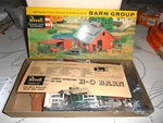 Revell Ho ART.T9015:249 "farm Kit" Original Box And Instructions. Fixed Price $23.57.