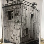 Weathered Railroad Caboose Corner 4X5 Black White Glossy Photograph Original. Fixed Price $16.02.