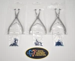 Set Of Temporary Crown Remover Pliers W/30 Rubber Pads - Dental #3155 & 3156. Fixed Price $99.00.