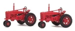 Walthers Scenemaster 949-4160 Ho Scale Farm Tractor 2-PACK Assembled Red. Fixed Price $16.89.