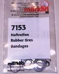 H0 - Marklin 7153 Traction Tires 11MM 7/16" Diameter (pack Of 10) Nib. Fixed Price $11.50.