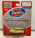 Classic Works 30307 Ho Mini Metals Gold '53 Ford Courier Sedan Wagon. Fixed Price $12.99.