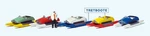 Preiser Ho Pedal Rental W/german Sign Boats 10685. Fixed Price $36.98.