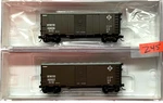 Intermountain 40' Modified 1937 Aar Boxcar (10' 6' Ih) Erie 2 Pack. Fixed Price $36.00.