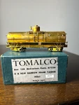 Brass Tomalco #???? D.& R.g.w. Narrow Frame Tank Car Unpainted HON3 1:87. Fixed Price $129.99.