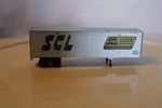 Ho Scale Athearn, 40' Semi Truck Trailer, Scl Seaboard Coast Line, Silver, Built. Fixed Price $20.00.