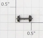 Roundhouse 89809 Scale Black Plastic Passenger Wheel Set (10). Fixed Price $5.00.