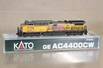 Kato 176-7003 Weathered Union Pacific Up Ge AC4400CW Locomotive 5714. Fixed Price $164.43.