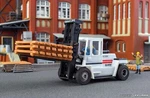 Kibri 11750 Ho Scale Kalmar Forklift (in Kit). Fixed Price $24.60.