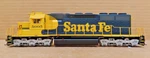 Athearn 89899 Ho Santa Fe SD40 Diesel Locomotive #5005 Dcc Ready. Fixed Price $100.99.