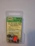 Nwsl 2635-6 Half Axle, Ho, 30"/110 Wheels, 3/32" 0.375" Flush Nip BE6. Fixed Price $15.00.