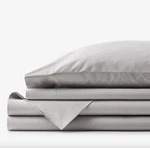Authentic Classic Cool Organic Cotton Percale Sheet Set Gray Twin Xl. Fixed Price $87.25.