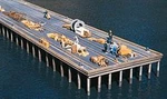 Walthers 933-3154 Ho Pier Add-on Structure Building Kit. Fixed Price $33.99.