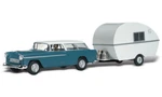 Woodland Scenics Thompson's Travelin' Trailer Train Figure / Vehicle AS5532. Fixed Price $28.99.