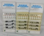 Lot Of 3 Bachmann Ho Scale Crossing Signals & Gates #42200 Railroad Accessories. Fixed Price $39.99.