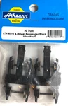 Ho Athearn 90410 4-WHEEL Passenger Truck 2 Pack Black. Fixed Price $13.99.