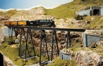 Micro Engineering Ho Scale 210' Tall Steel Viaduct With Standard Bridge 75-515. Fixed Price $88.00.