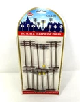 Model Power Scale Telephone Poles (12) Pack Factory Original Card #1452. Fixed Price $8.99.
