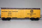 Ho Scale Train Miniatures Western Fruit Express 40' Plug Door Reefer 68722 Y1510. Fixed Price $13.99.