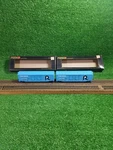 (2) Pemco Ho The Rock 50' Double Door Box Car 50699 Item 3400-039. Fixed Price $26.99.
